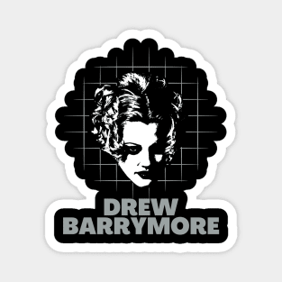 Drew barrymore -> 80s retro Magnet