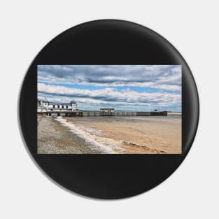 Clouds Over Penarth Pier Pin