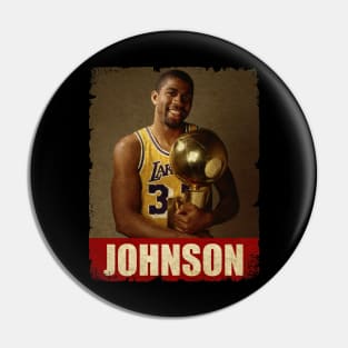 Magic Johnson - RETRO STYLE Pin