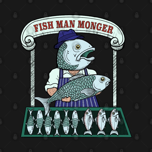 Fish Man Monger by RGB Ginger