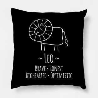 Leo Zodiac Sign Pillow