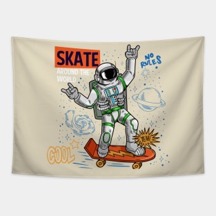 astronaut surf out of the world Tapestry