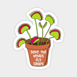 Save the Venus Fly Traps Magnet