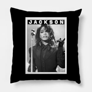 Janet 80s Aesthetic Retro Fan Design Pillow