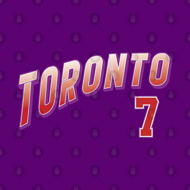 Retro Toronto Number 7 by Cemploex_Art