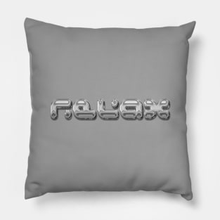 Relax (silver) Pillow