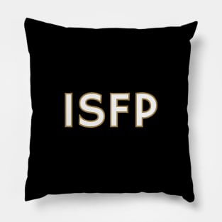 Myers Briggs Typography ISFP Pillow