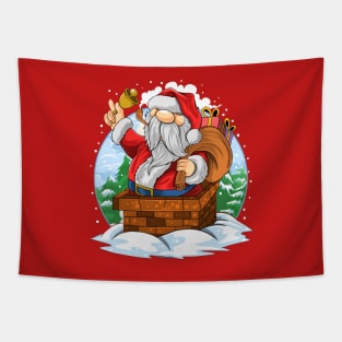 Santa Claus Christmas Eve Tapestry