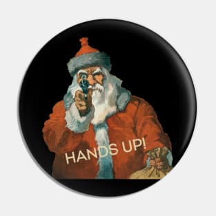 Santa Claus Hands up Pin