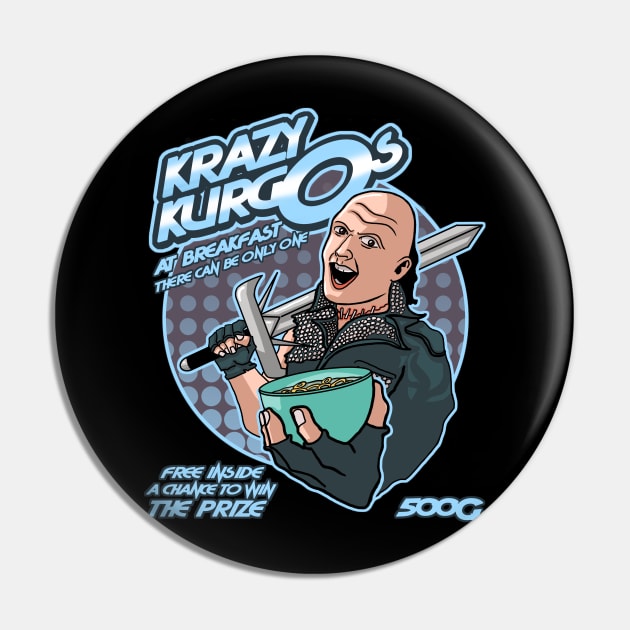 Krazy Kurgo's - Highlander - Kurgan Pin by Duckfieldsketchbook01