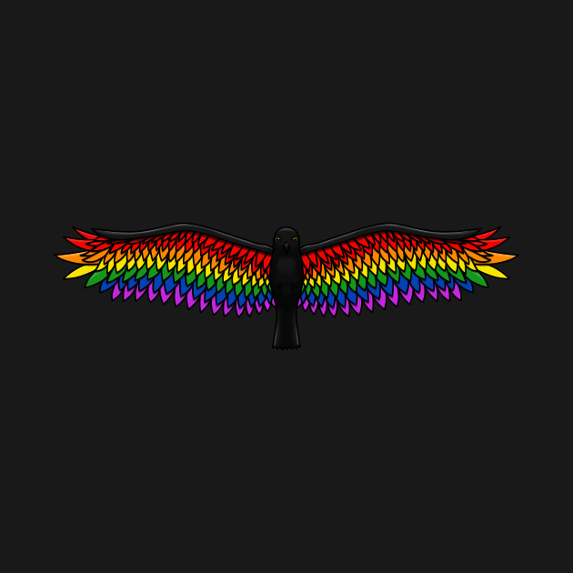Fly With Pride, Raven Series - LGBTQ by StephOBrien