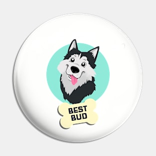 dog dad, husky dad Pin