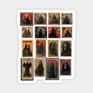 Dark Postage Stamps Magnet