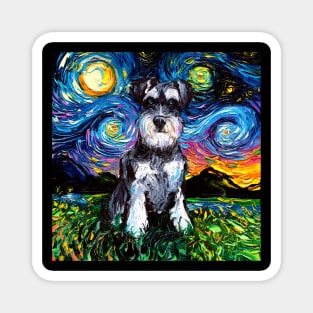 Schnauzer Night Magnet