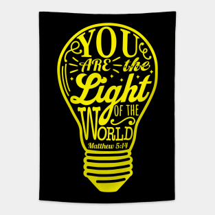 You Are The Light Of The World - Matthew 5:14 Tapestry