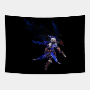 Fantasy MMORPG Character Tapestry