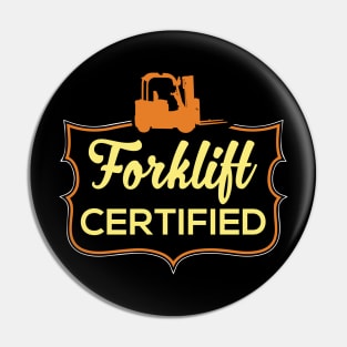 Forklift Certified Pin