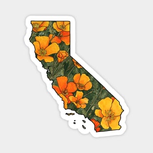 California Poppies Magnet