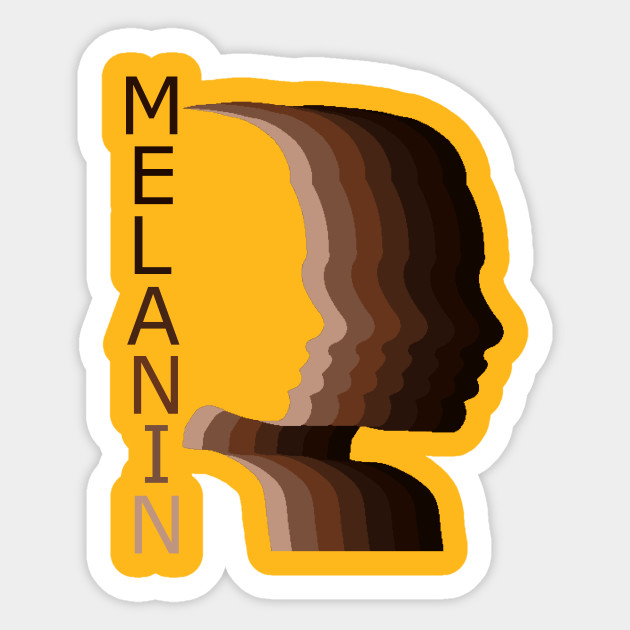 Melanin Skin Tone Different Shades Of Melanin Girl Woman Face Silhouette Melanin Shades Of Black Women Skin Tone Sticker Teepublic Au