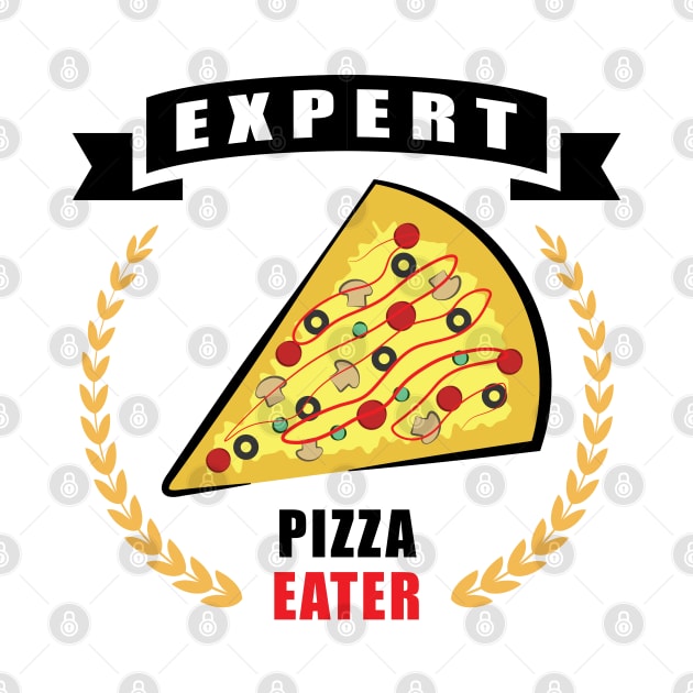 Expert Pizza Eater - Funny by DesignWood Atelier