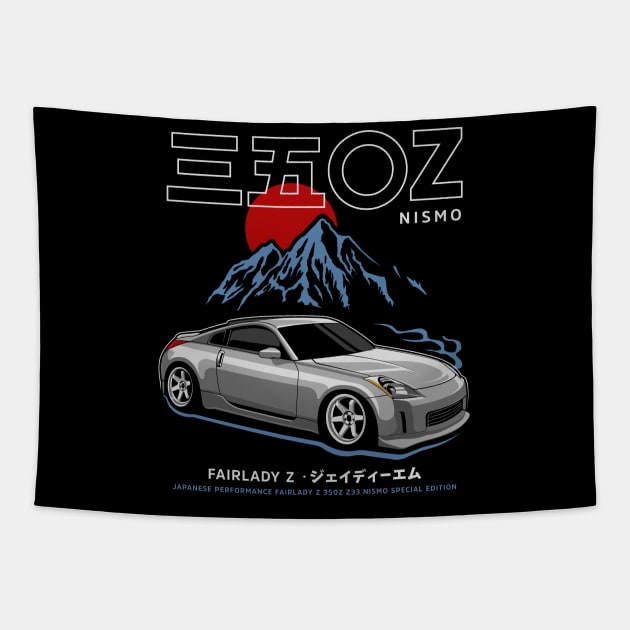Nippon legend Fairlady 350Z Tapestry by pujartwork