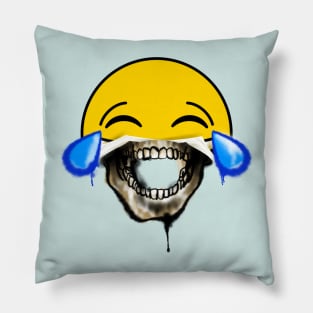 LAUGHING MY SKULL OFF Pillow