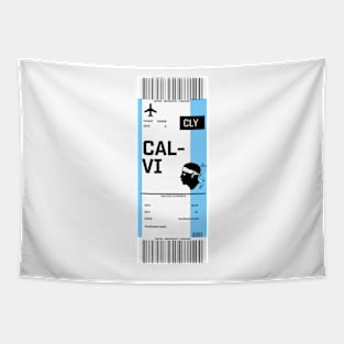 Boarding pass for Calvi Tapestry