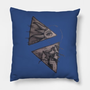 Sun and Mountains Pillow