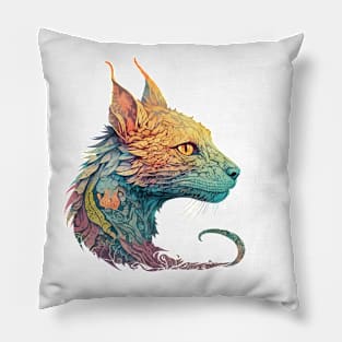 Feathered Dragon Cat Pillow