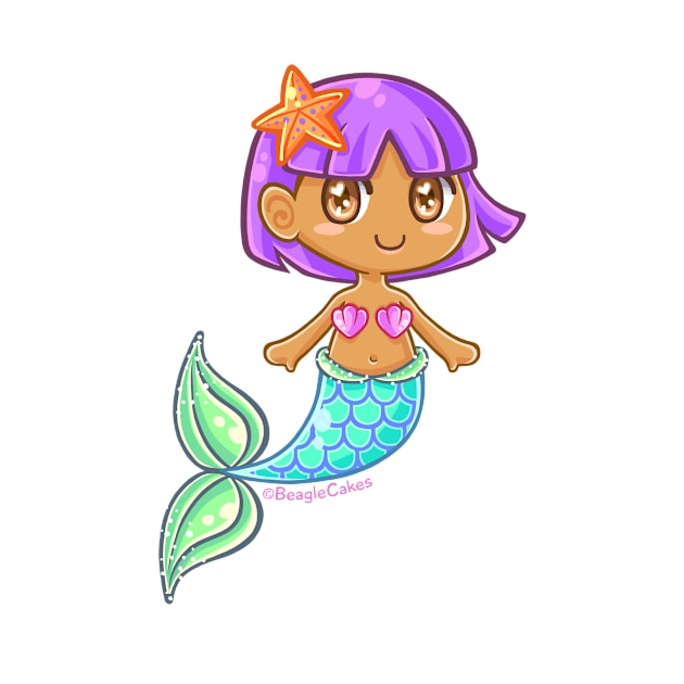 Mermaid Princess - Purple by magsterarts