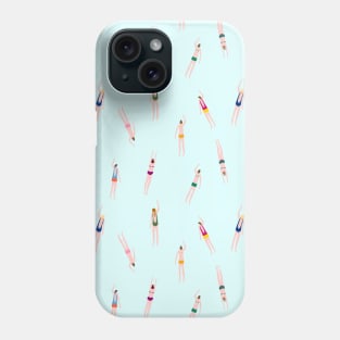 swimmers in the pool Phone Case