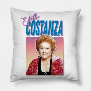 Estelle Costanza Aesthetic 90s Style Tribute Artwork Pillow