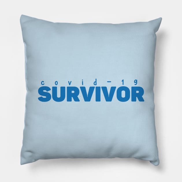 Covid-19 Survivor Pillow by Clutterbooke