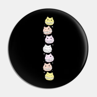 Pangender Pride Flag Month Cute Cat Kawaii Macaron Pin