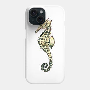 Seahorse drawing Phone Case