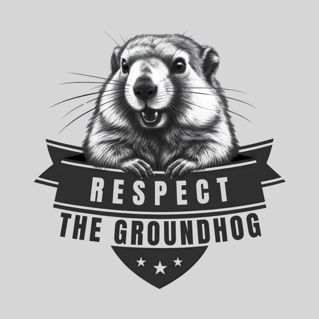 Celebrate Groundhog Day - Respect The Groundhog by Xeire