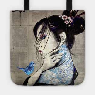 The blue dragon Tote