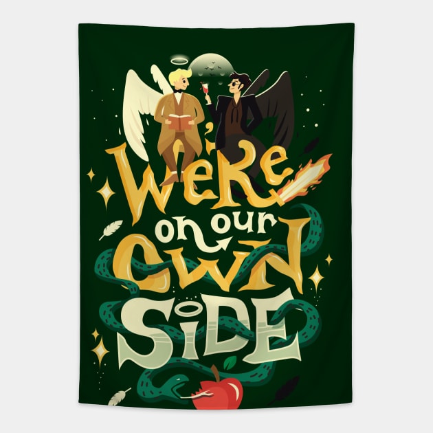 Own Side Tapestry by risarodil