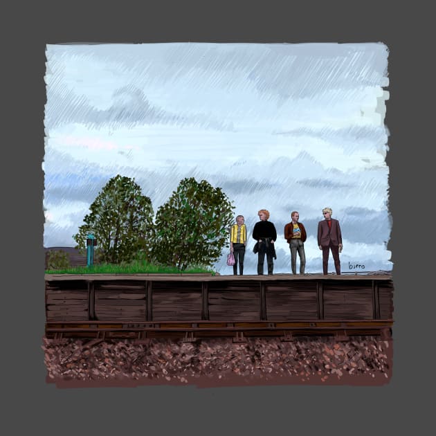 Trainspotting Illustration by burrotees