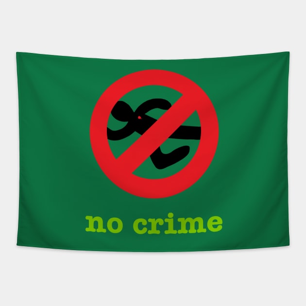 No Body No Crime Tapestry by pimator24