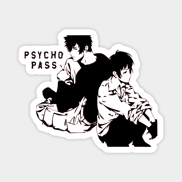 Psycho-Pass Kogami and Tsunemori Magnet by OtakuPapercraft