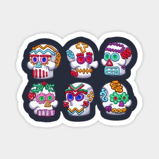 Sugar Skulls Magnet