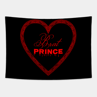 Brat Prince (Red Text) Tapestry