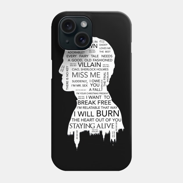 Jim Moriarty  - Sherlock BBC Phone Case by Uwaki