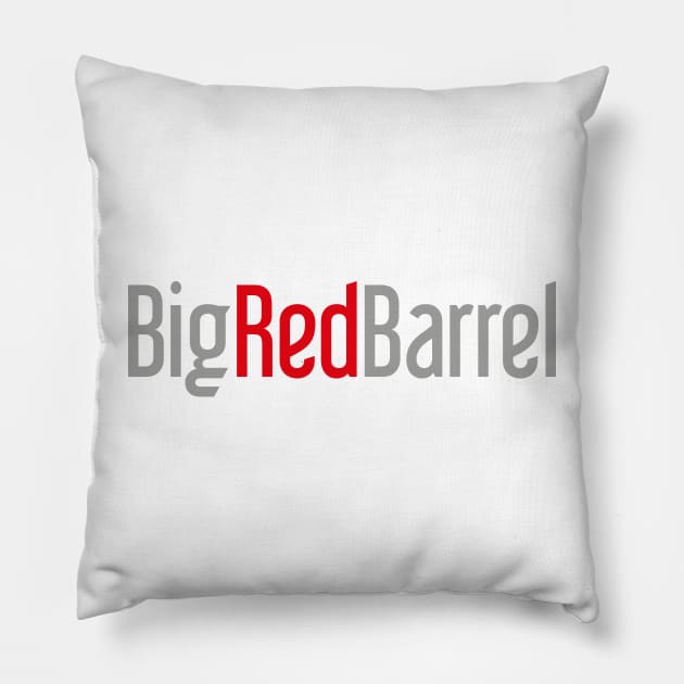 BRB Logo: Front & Back Pillow by Big Red Barrel