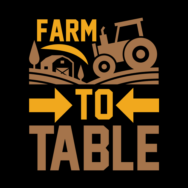 Farm To Table T Shirt For Women Men by QueenTees