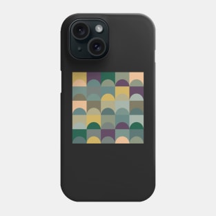 Semicircle Nordic Retro Vintage Abstract Pattern Phone Case