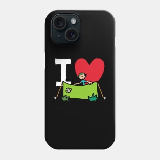 I Love Camping Phone Case