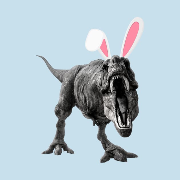 Easter T REX Bunny Ears by Kristalclick 