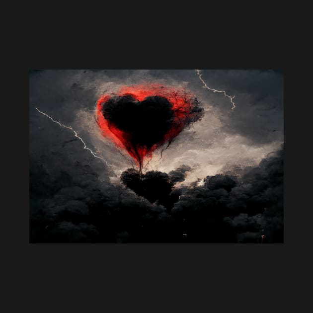 Broken Heart in the Clouds /  Broken Hearts Unwind Designs by Unwind-Art-Work